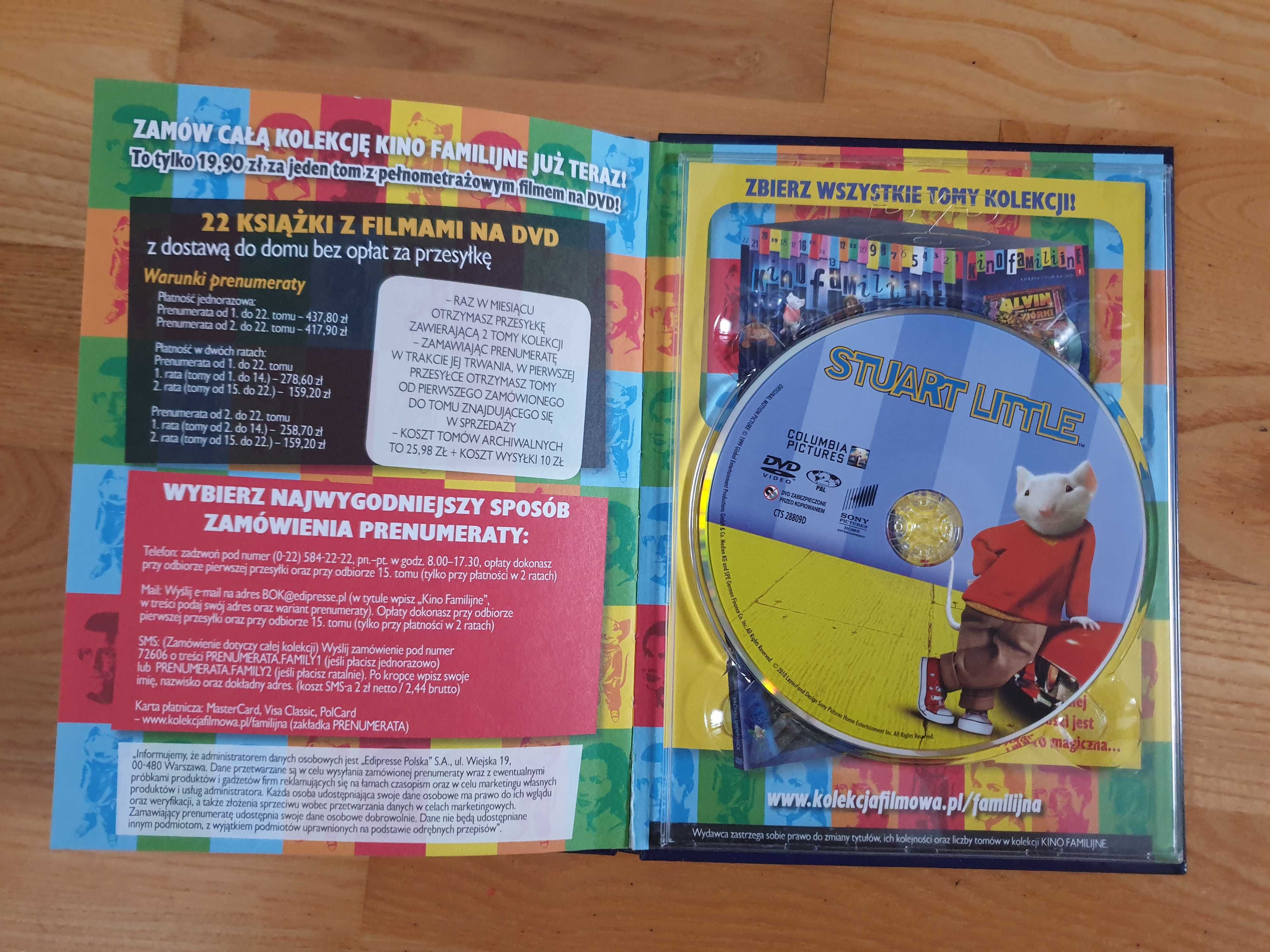 Bajka na DVD Stuart Malutki Tom 8 Kino Familijne