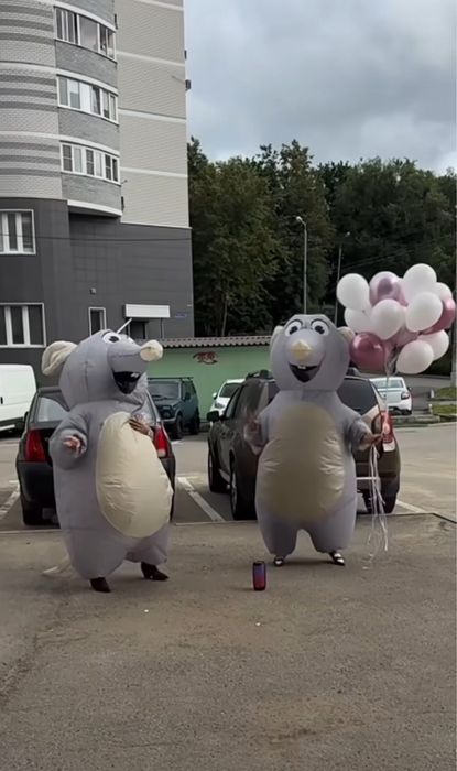 Прокат надувний костюм пацюк, криса, миша