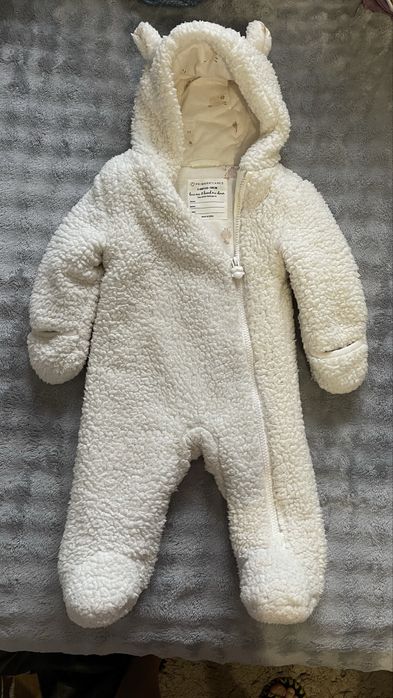 Теплый детский комбинезон