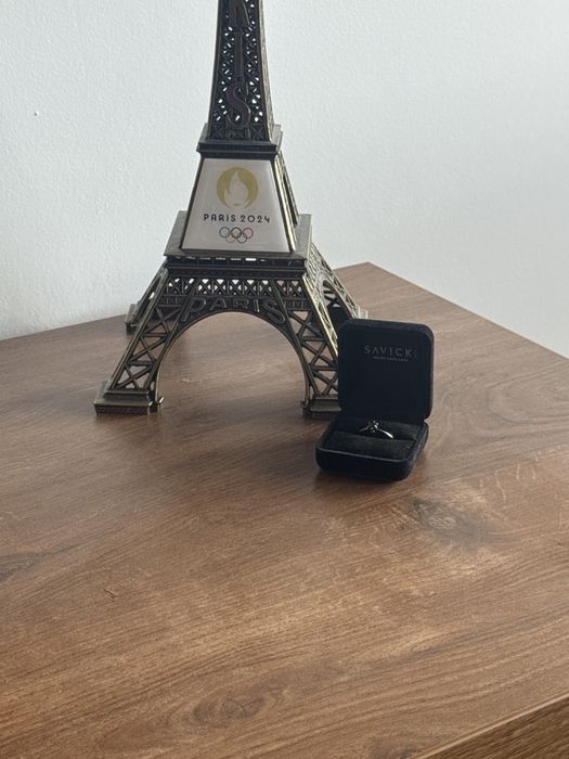 Pierścionek Sawicki SAVICKI czarne złoto / czarny diament