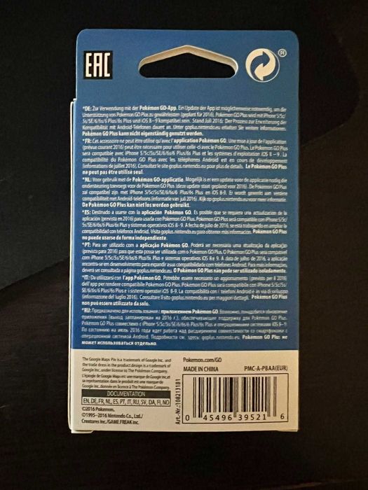 Pokemon Go Plus Branzoletka