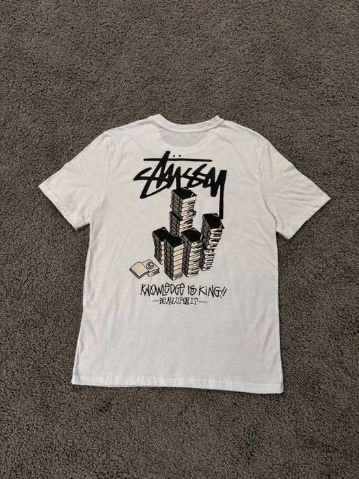 Футболка Stussy / Біла футболка Стусі / Футболка Стуси / Тішка Стусі