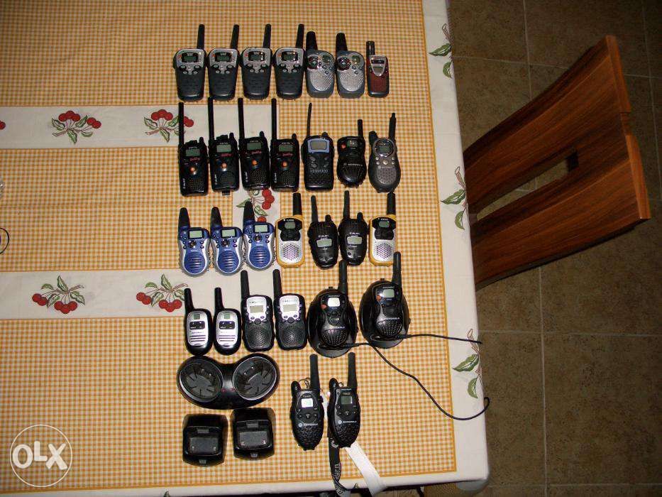 29 Walkie Talkie's (12 Pares + 5 variados)