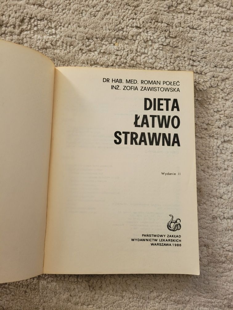 R. Poleć, Z. Zawistowska - Dieta łatwostrawna