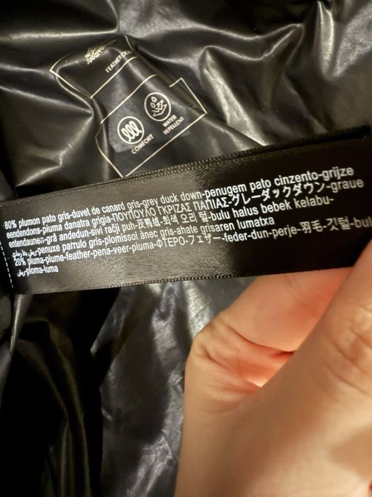 Пуховик, пальто пуховое massimo dutti