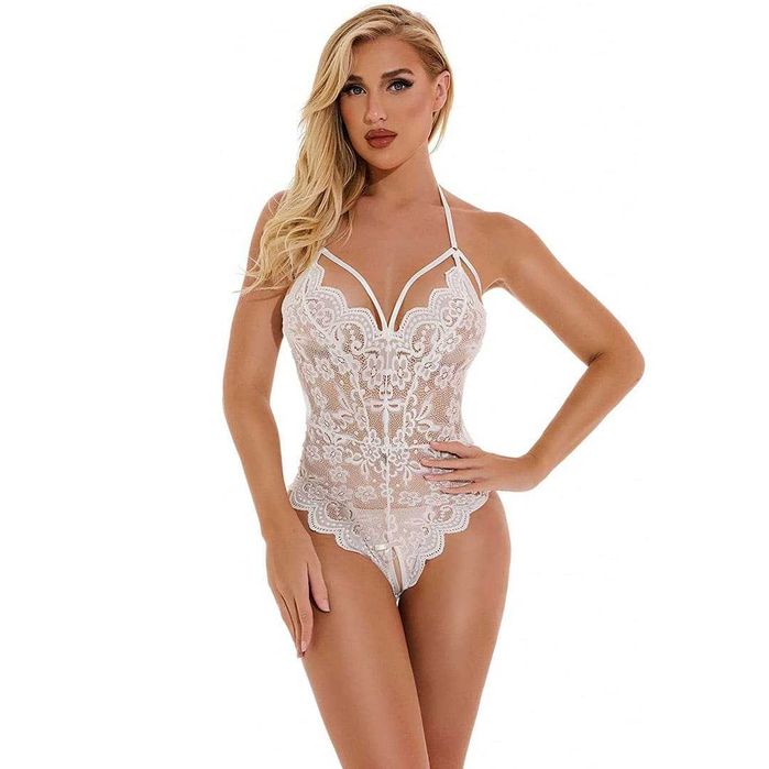 Сексуальный кружевной пеньюар, эротический боди с доступом топ білизна