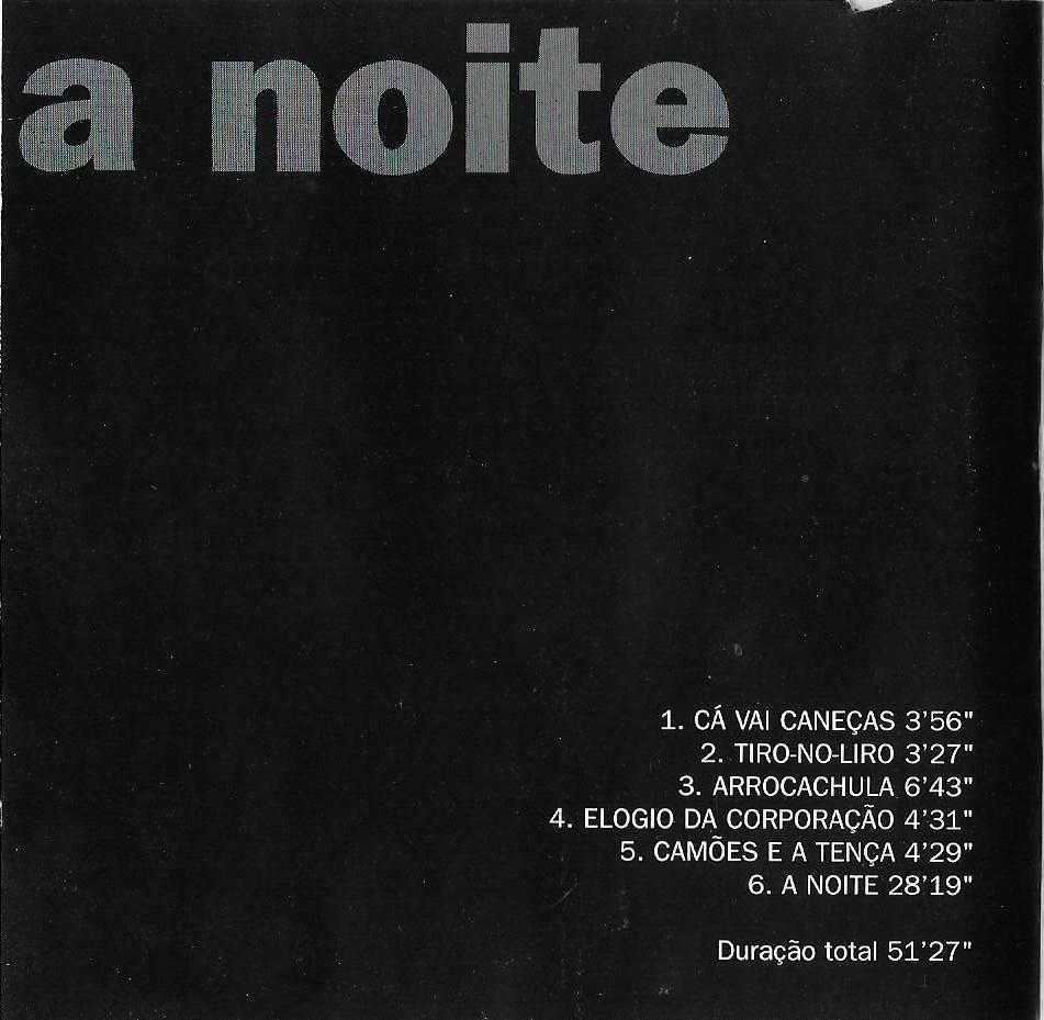 José Mário Branco - - - - - A Noite - - - - - CD
