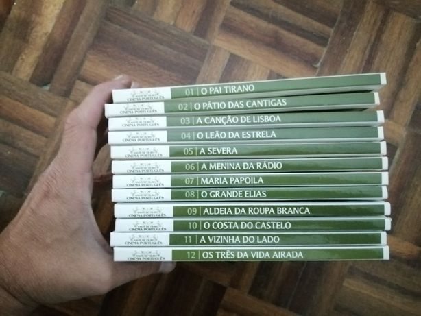 Coleção "Os anos de ouro do cinema Português" livros e dvd