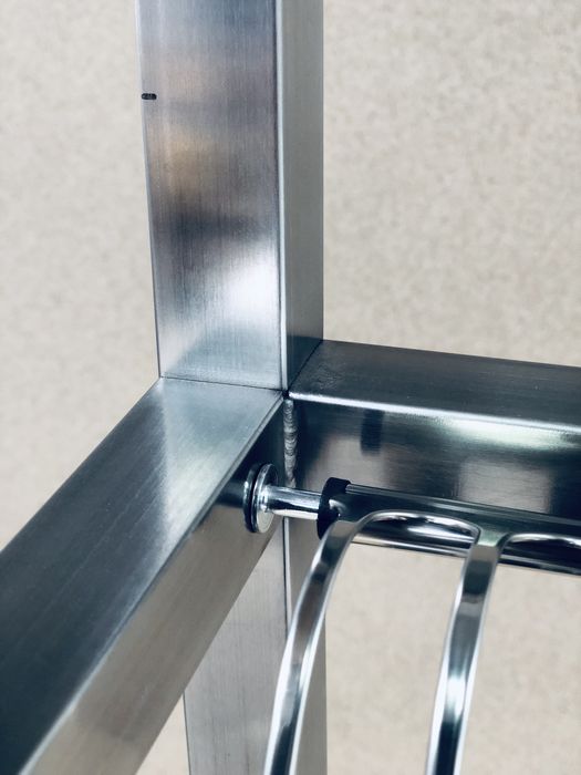 Стелаж сушка для посуду кафе стеллаж ресторан бар нержавійка