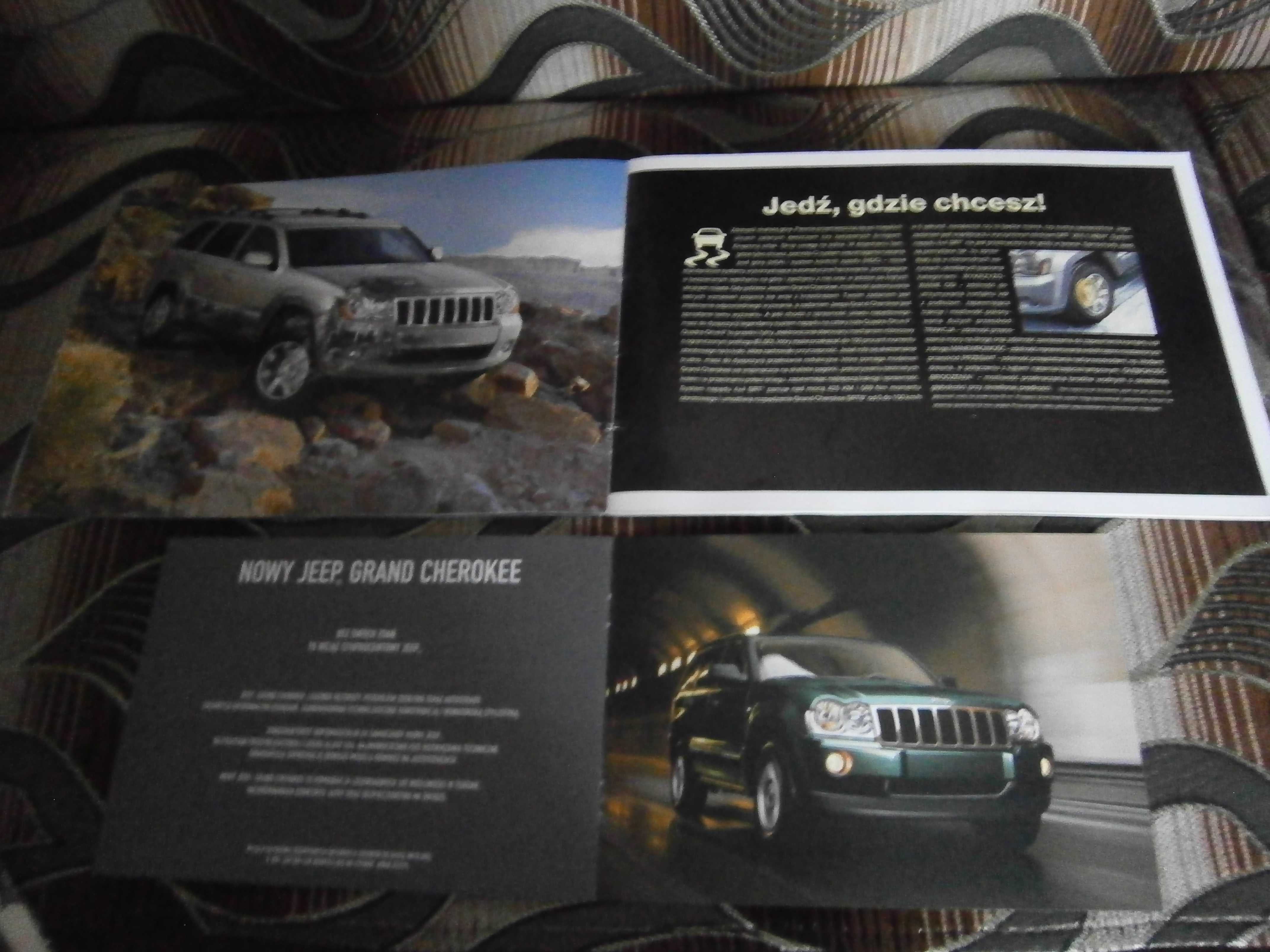 Folder prospekt Jeep Grand Cherokee WH