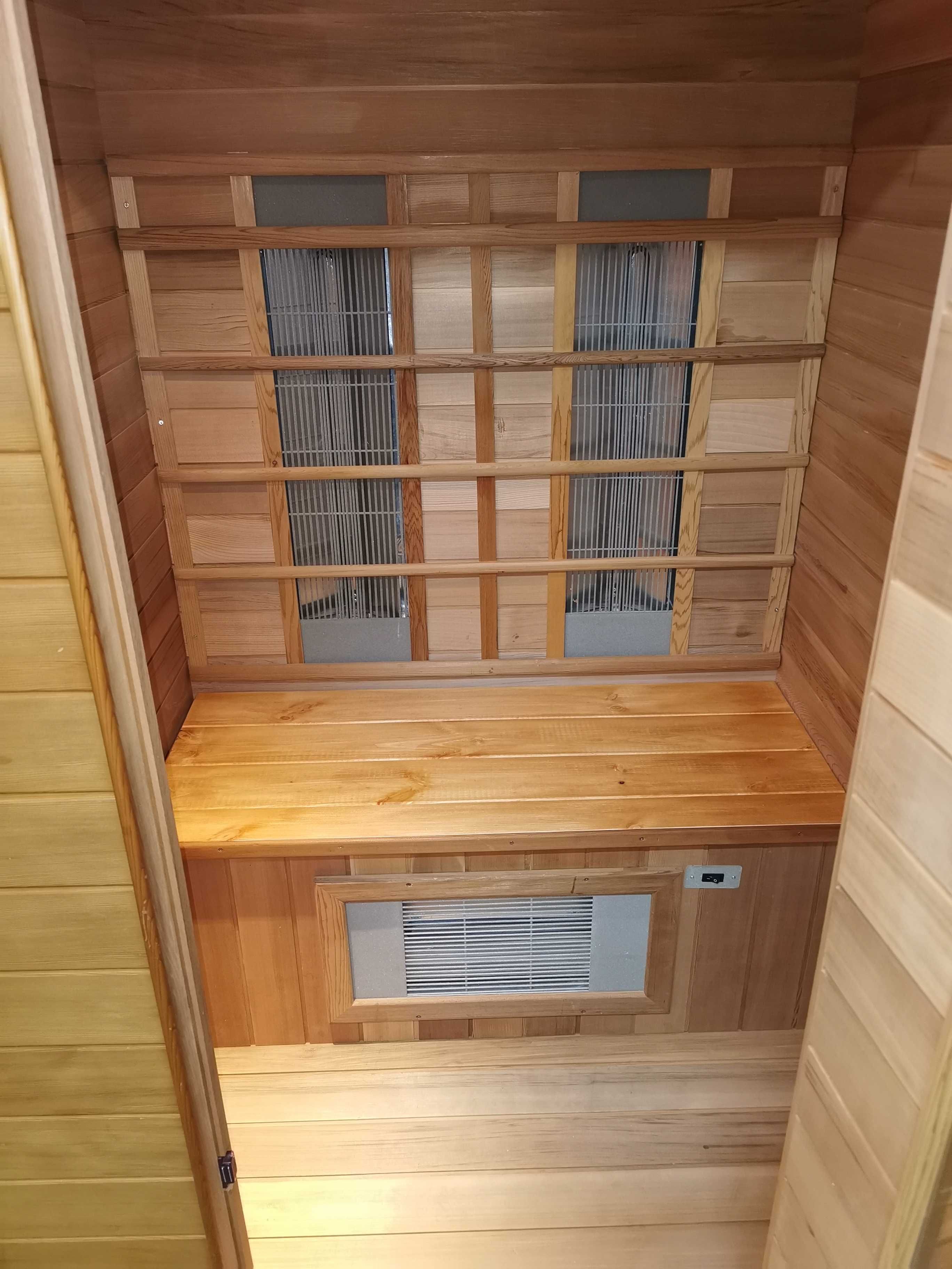 Sauna na podczerwień infared sucha mokra 120x100