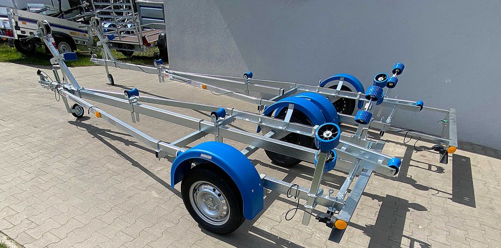Przyczepka podłodziowa Neptun łódź do 5,5m N7-17navy PRZYCZEPY Siedlce