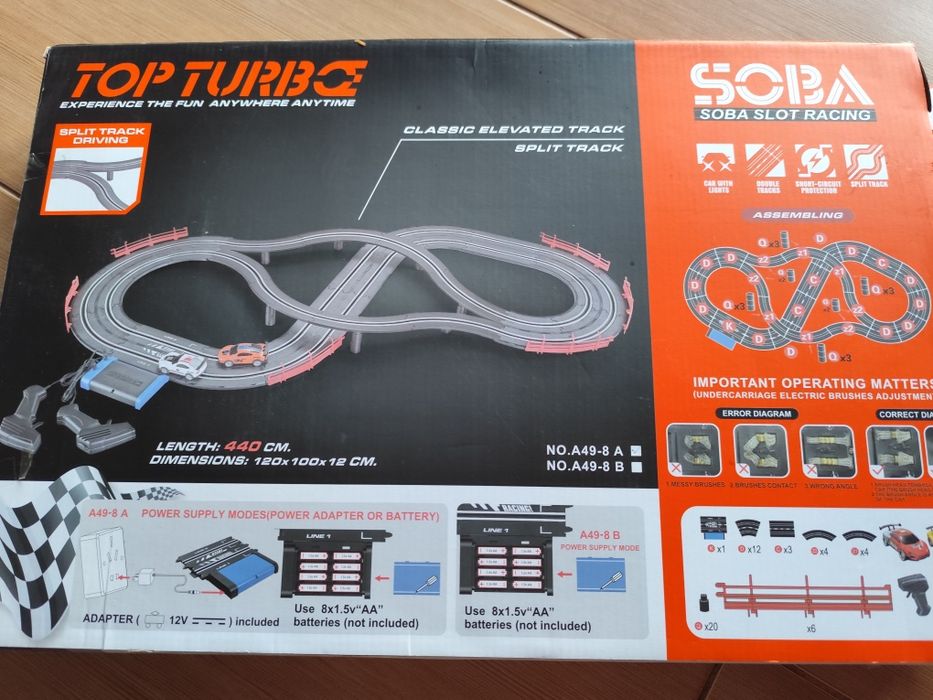 Tory wyścigowe Soba Top Turbo