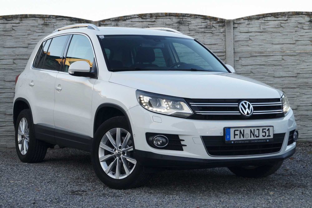 VW TIGUAN 2012r 2.0 TDI 140km 4x4 Ledy Bi-Xenon Nawigacja Panoramadach