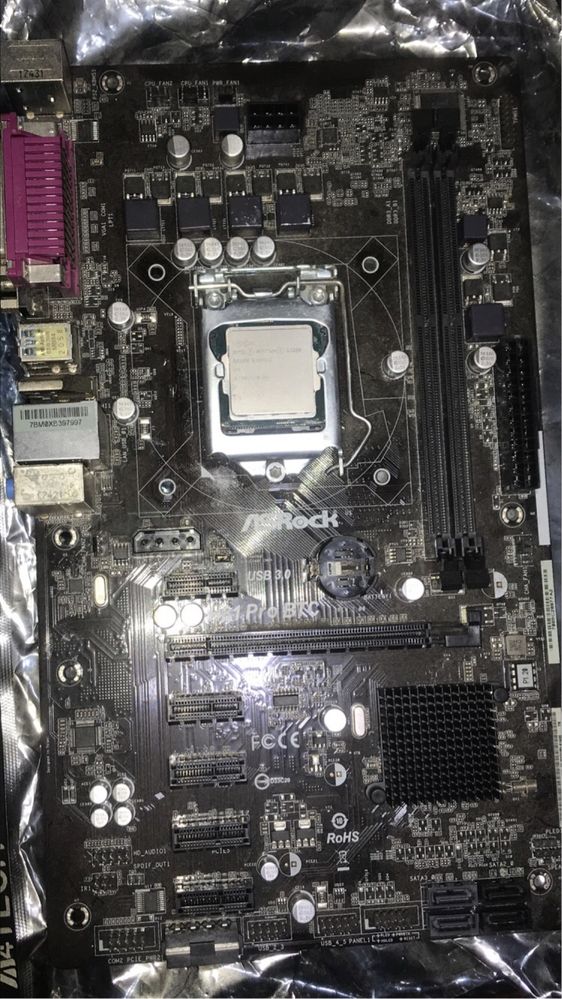 Płyta główna ASROCK + Procesor PENTIUM G2360