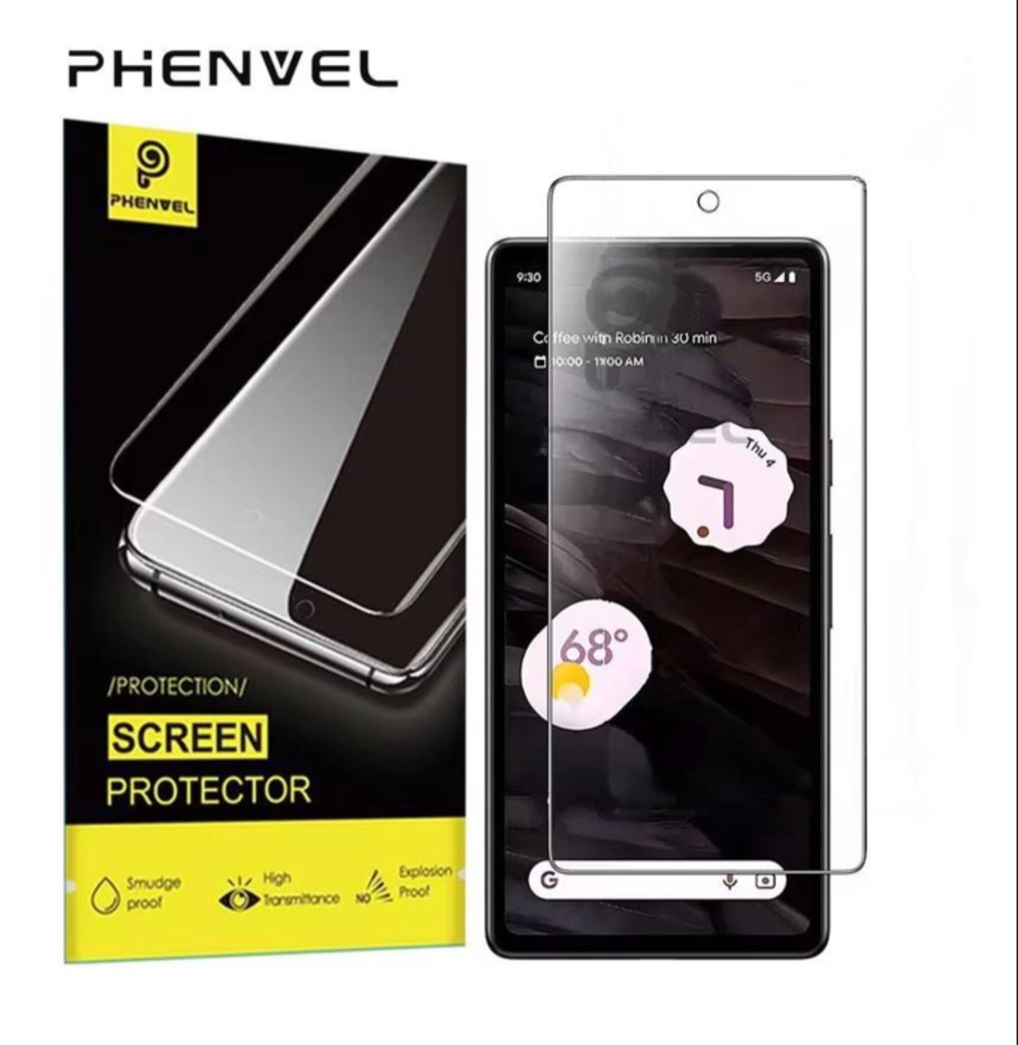 Захисне скло бренду Phenvel ПРОЗОРЕ для Google Pixel