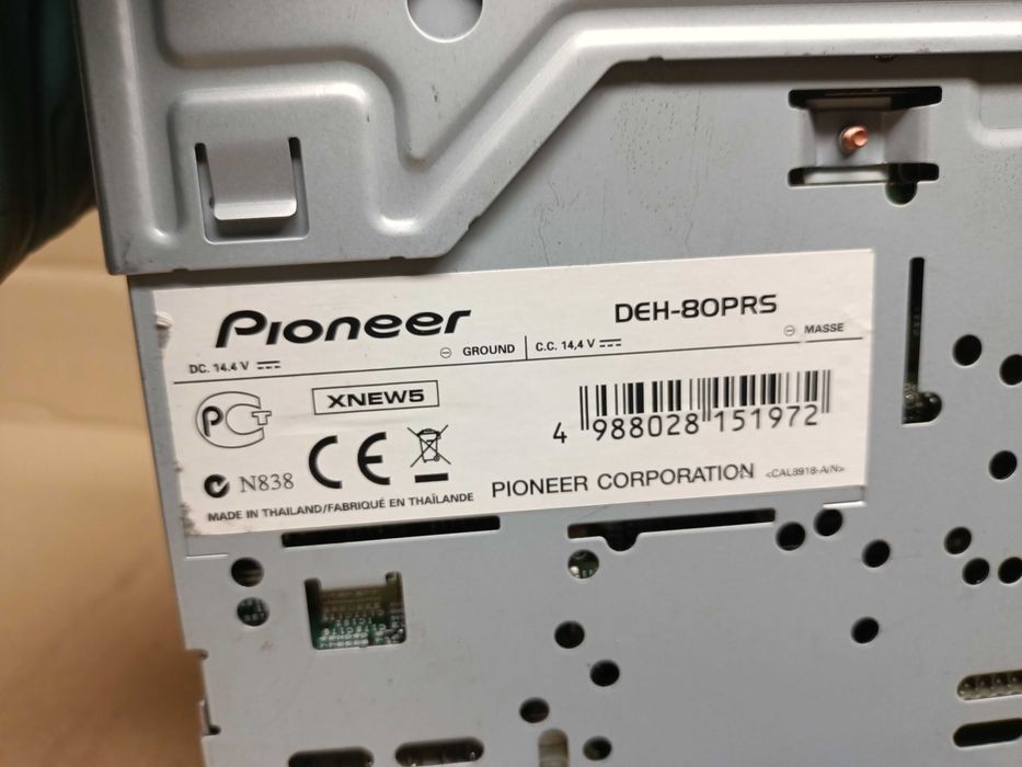 radio pioneer deh-80prs bluetooth