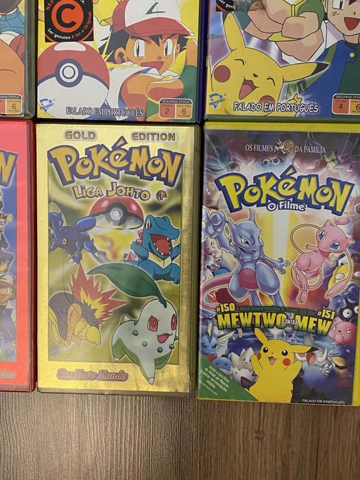 Lote 11 VHS Pokémon PT-PT