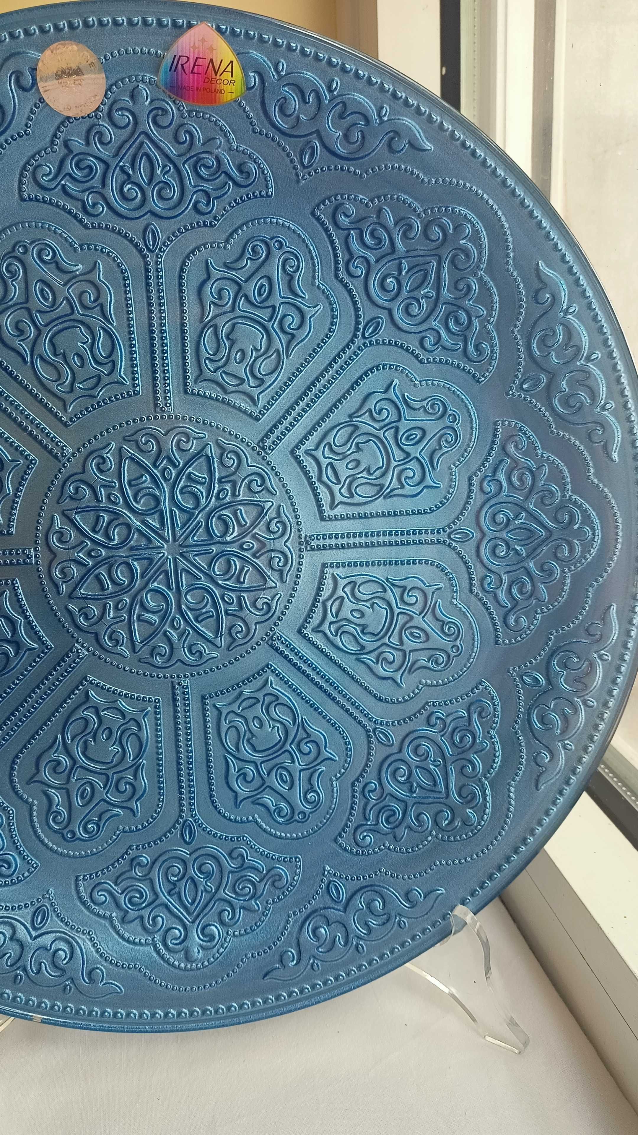 Patera niebieska model Topkapi sygnowana nowa Irena Inowrocław