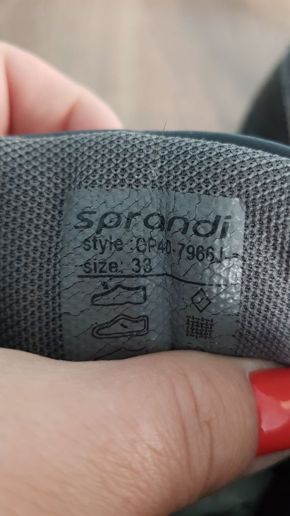 Buty za kostkę Sprandi sneakersy 33 chłopiec jesień