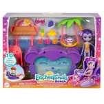Enchantimals Tropikalny Basen Zestaw + Lalka Małpka Htw73