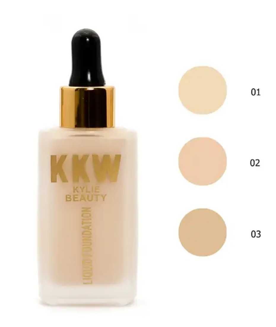 Тональний крем мус KKW KYLIE Beauty liquid foundation