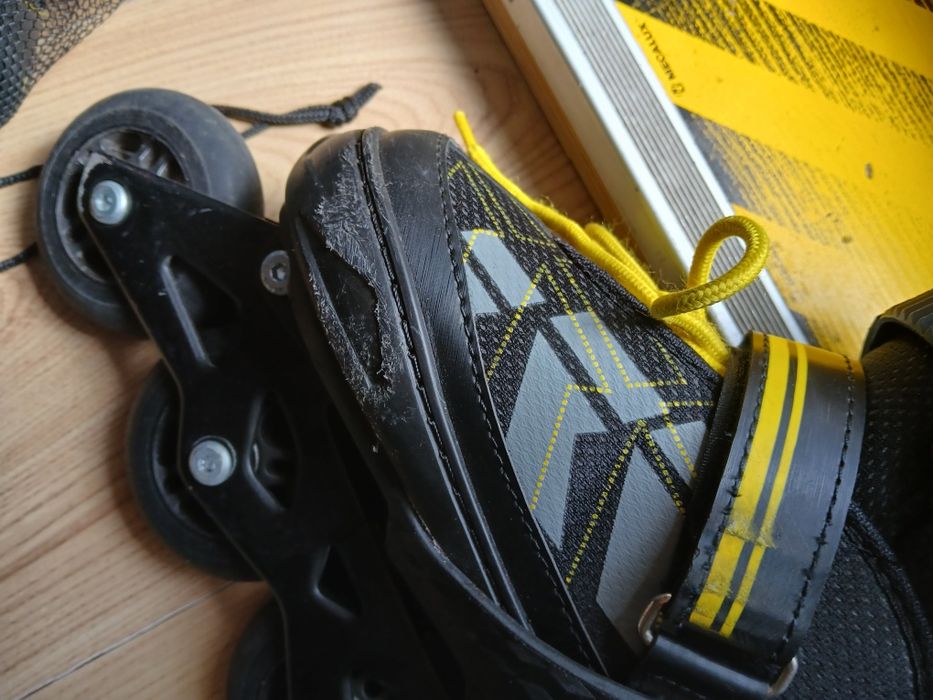 Rolki wraz z ochraniaczami