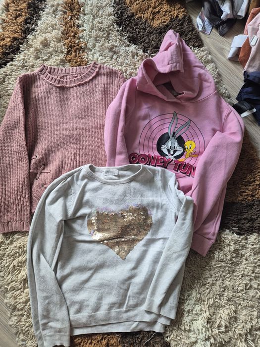 Ubrania dla dziewczynki H&M, adidas, Disney