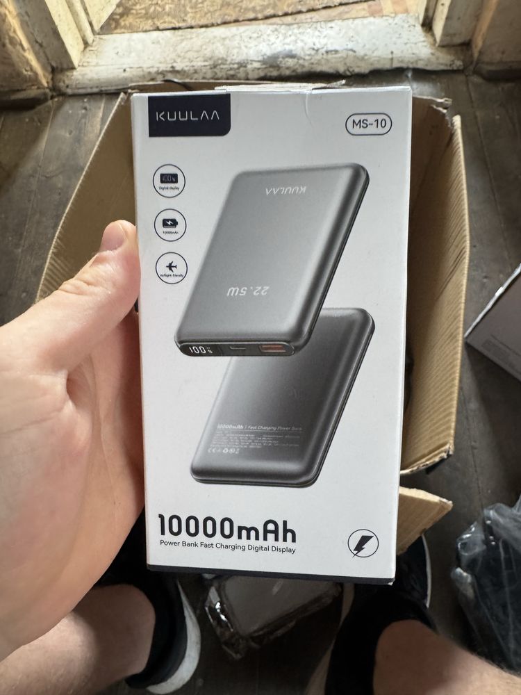 Kuulaa Power Bank 10000 mAh 22,5 W