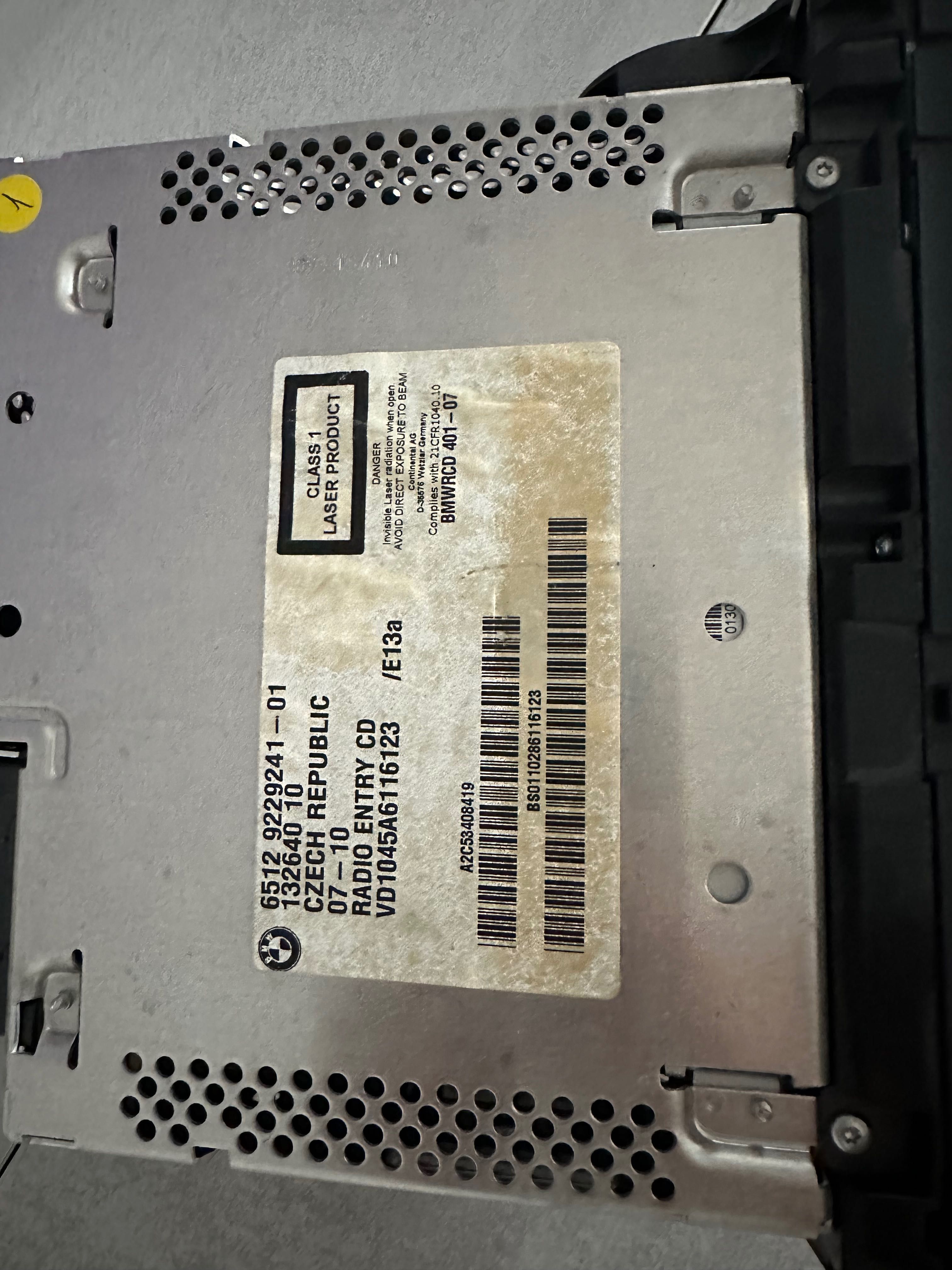 Rádio original Bmw E81
