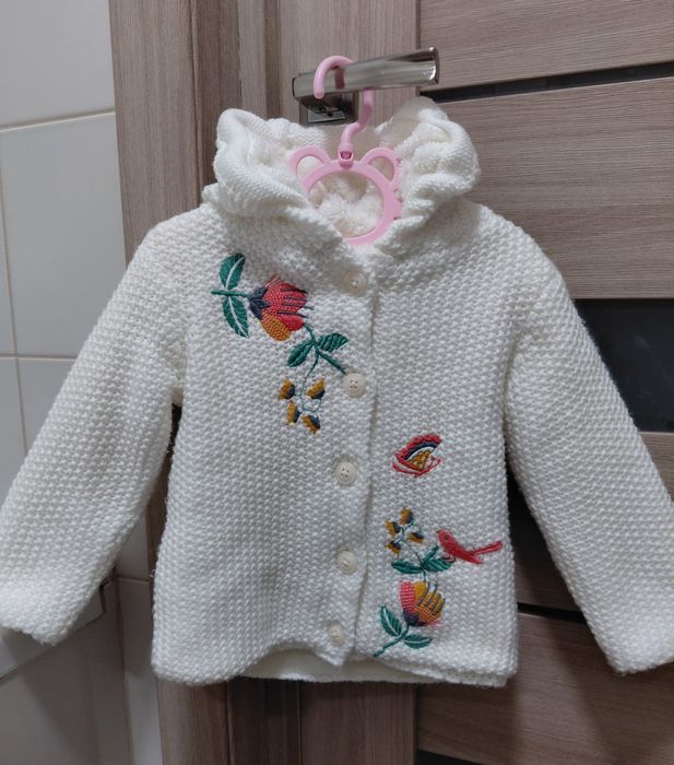 Тепла кофта Nutmeg на дівчинку 18-24 міс