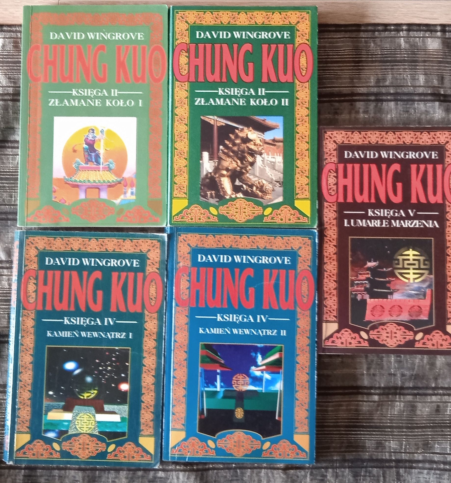 Chung Kuo David Wingrove 5 części wyprzedaż