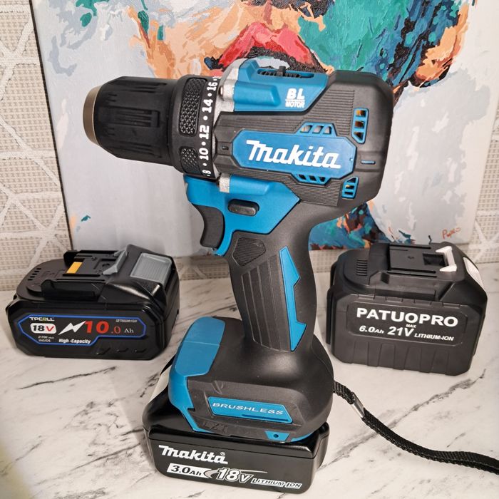 Шуруповерт аккумуляторный Makita бесщеточный (тушка) без АКБ Макита