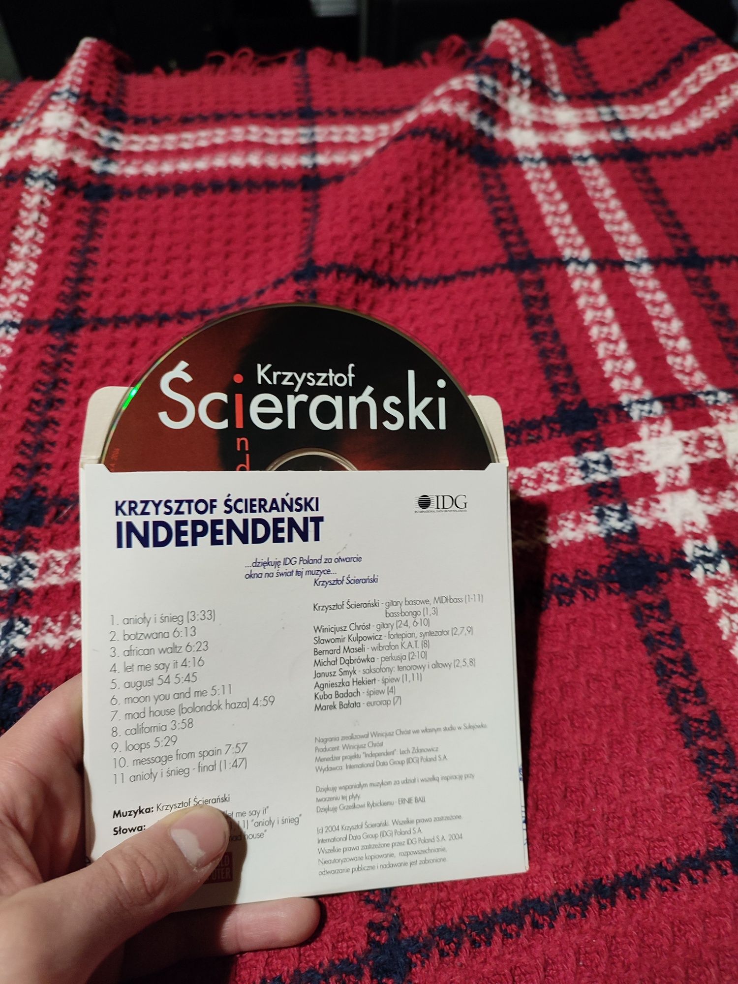 Independent Krzysztof Ścierański PŁYTA CD