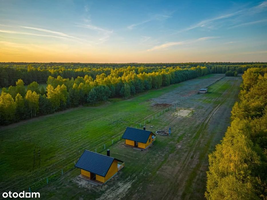 Sprzedam dwa domki letniskowe całoroczne  3km od Radawy
