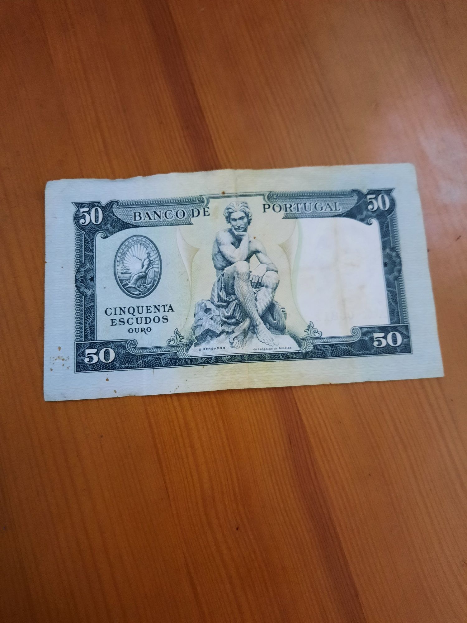 Nota de 50 escudos 1953 Portugal
