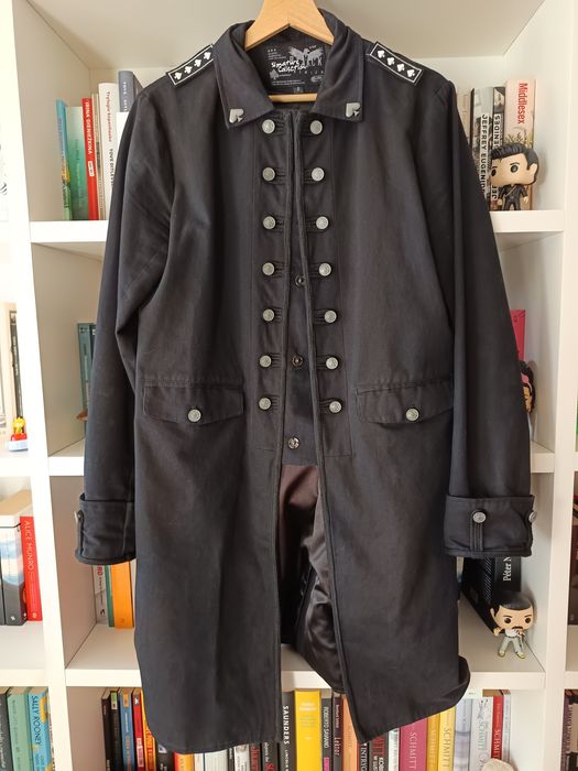 Płaszcz Motorhead Black Premium by EMP, jak nowy, unikat!