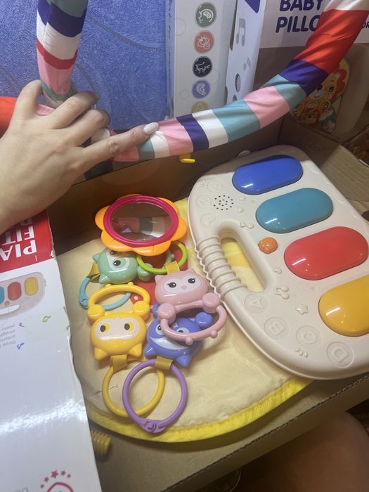 Килимок розвиваючий Коврик інтерактивний музичний