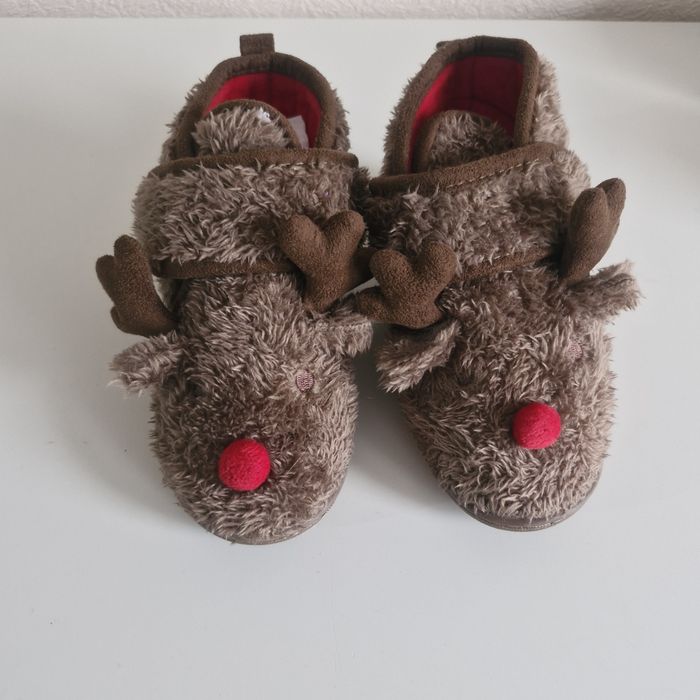 Дитячі тапочки оленятка Mothercare розмір 10UK( 27-28)