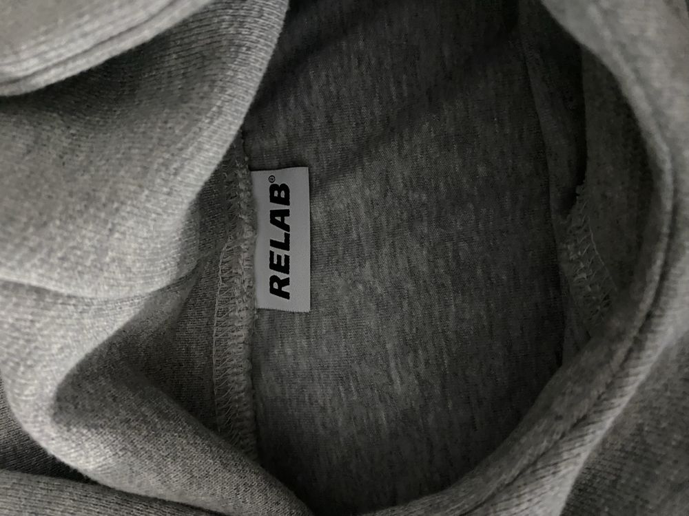 szara bluza baggy oversize boxy relab dres xs