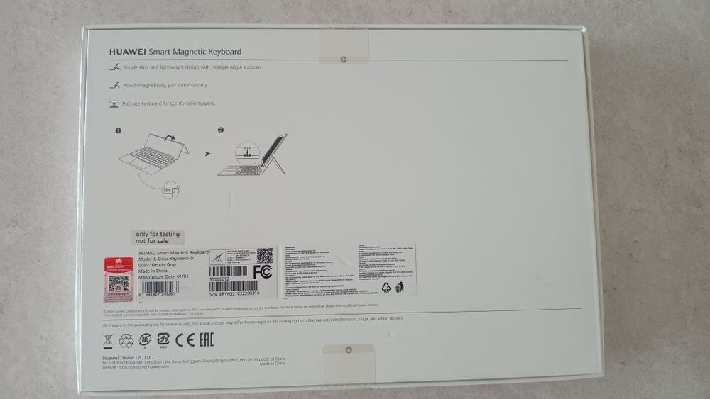 Magnesowa klawiatura Huawei do MateBook E oryginał