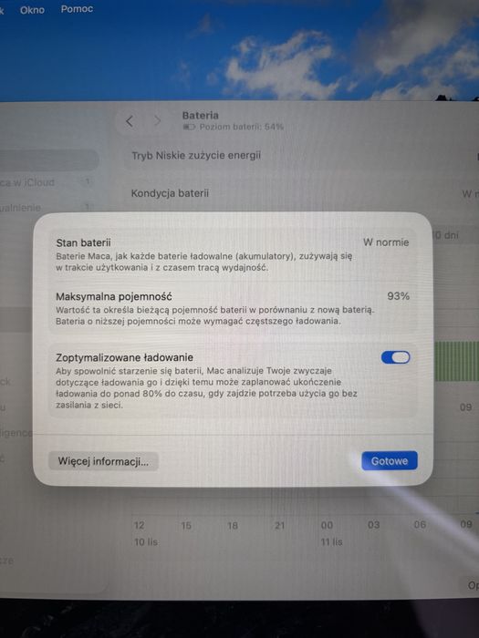 *ZADBANY* MacBook Air M1 512GB 8GB RAM 2021, 93% Baterii, 98 cykli