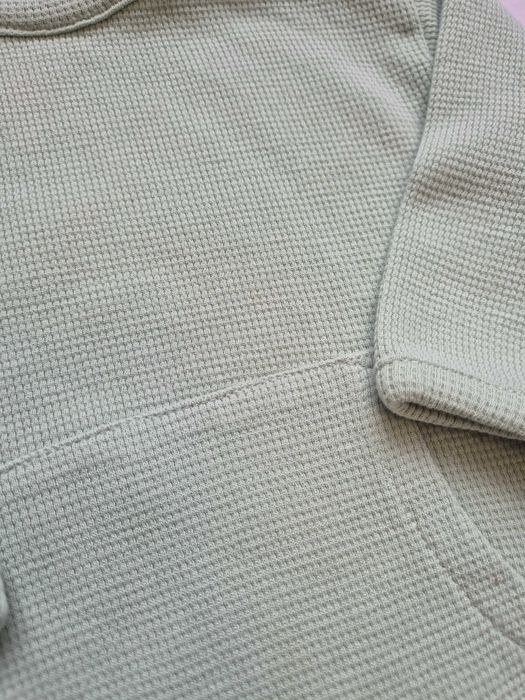 Bluza wkładana przez głowę wafelek dla chłopca dla dziewczynki 68