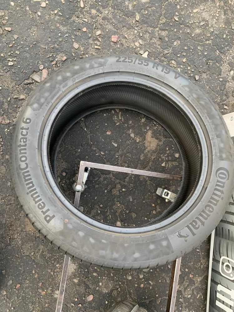 Шини 225/55 R19 пара Continental 2022р, 7мм
