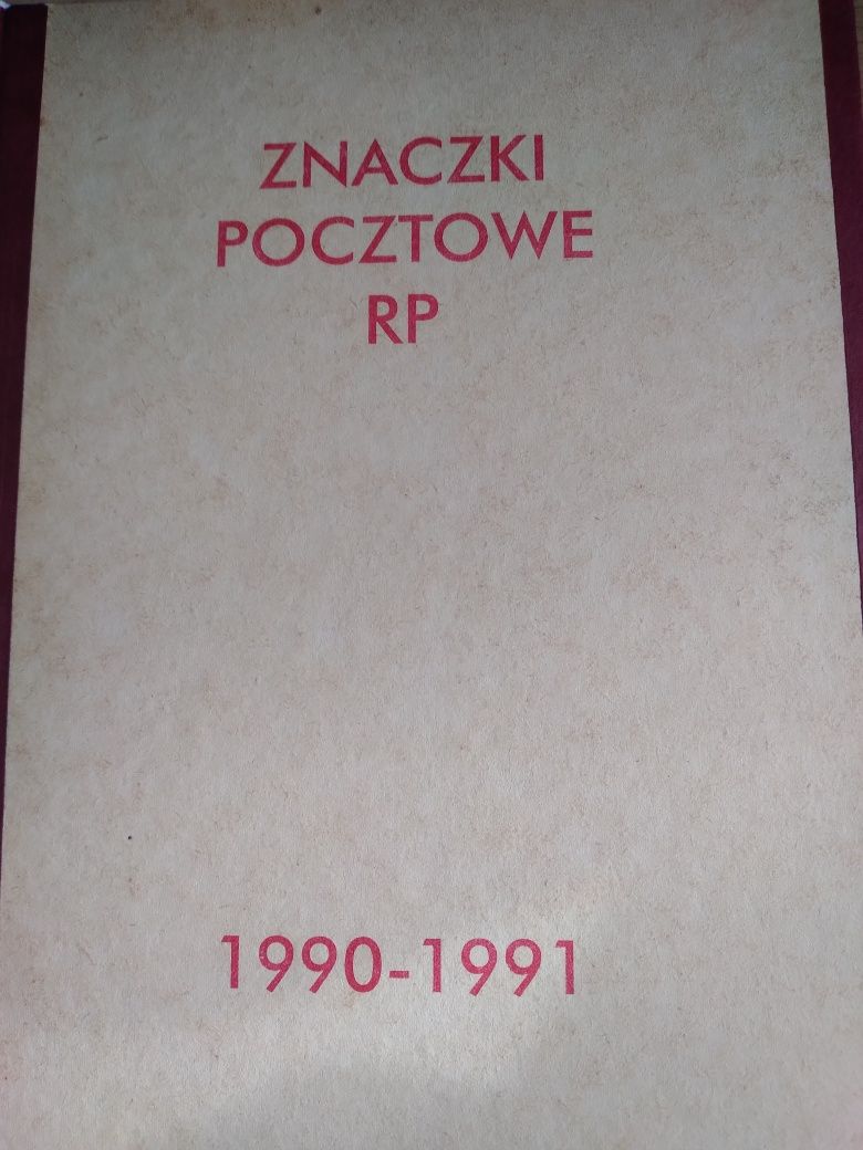 Klaser jubileuszowy 1990#1991 ze znaczkami czystymi