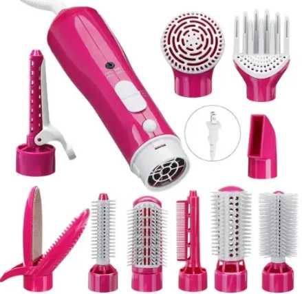 Стайлер hair styler 87010 многофункциональный фен. 10 в 1