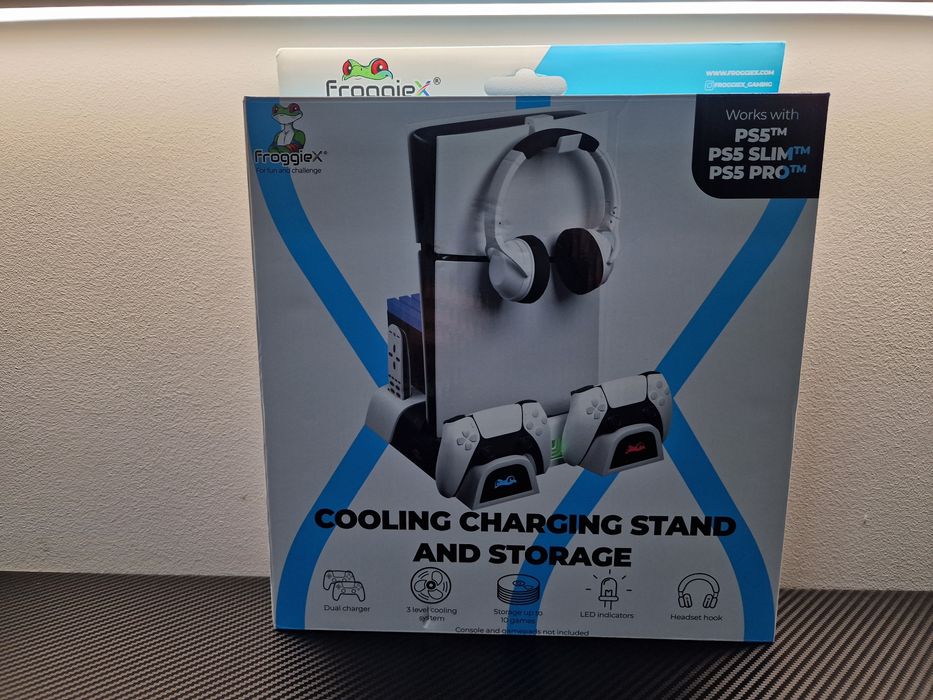 Stacja chłodząca do konsoli ps5, ps5 slim, ps5 pro