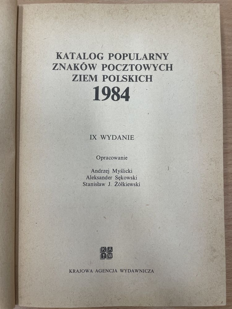 Katalog Popularny znaczków pocztowych ziem polskich