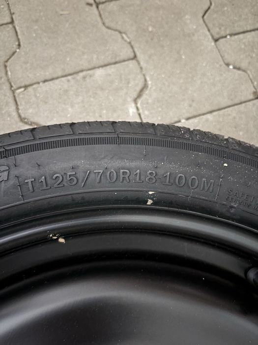 Kolo zapasowe 125/70/R18 + lewarek vovlo xc60