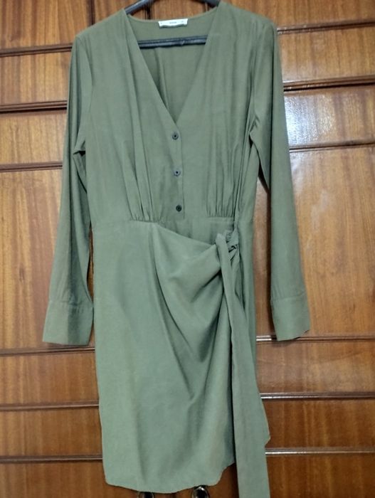 Vestido verde da mango tamanho m